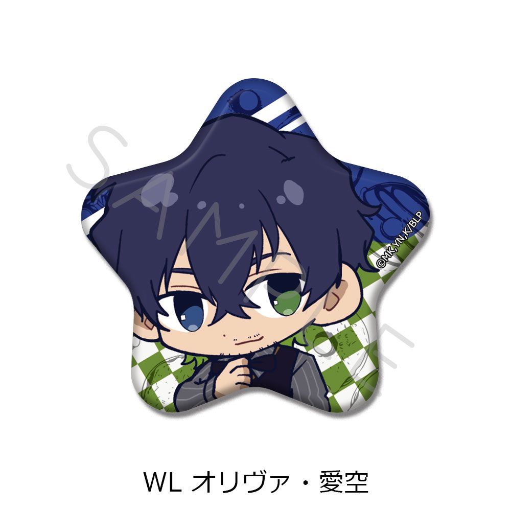 ブルーロック 第10弾 星型缶バッジ WL オリヴァ・愛空 ("Blue Lock" Vol. 10 Star Can Badge WL Oliver Aiku)
