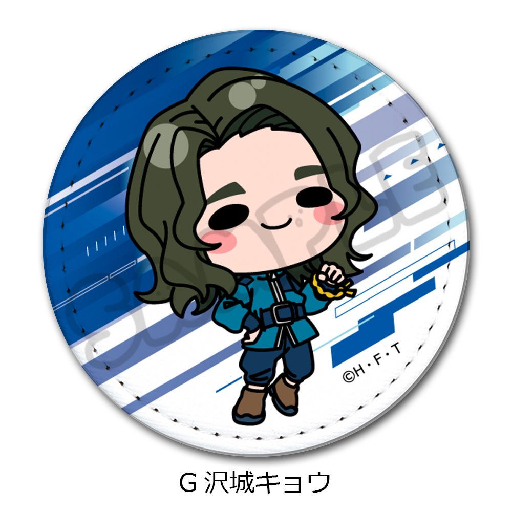 DIGIMON BEATBREAK レザーバッジ G 沢城キョウ ("DIGIMON BEATBREAK" Leather Badge G Sawashiro Kyo)