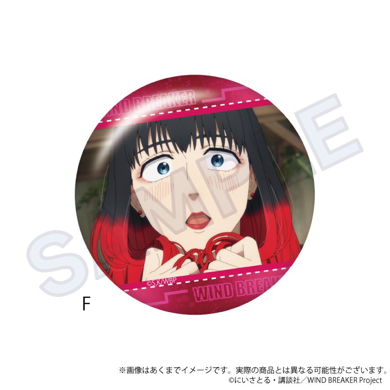WIND BREAKER 場面写缶バッジ F ("Wind Breaker" Scenes Can Badge F)