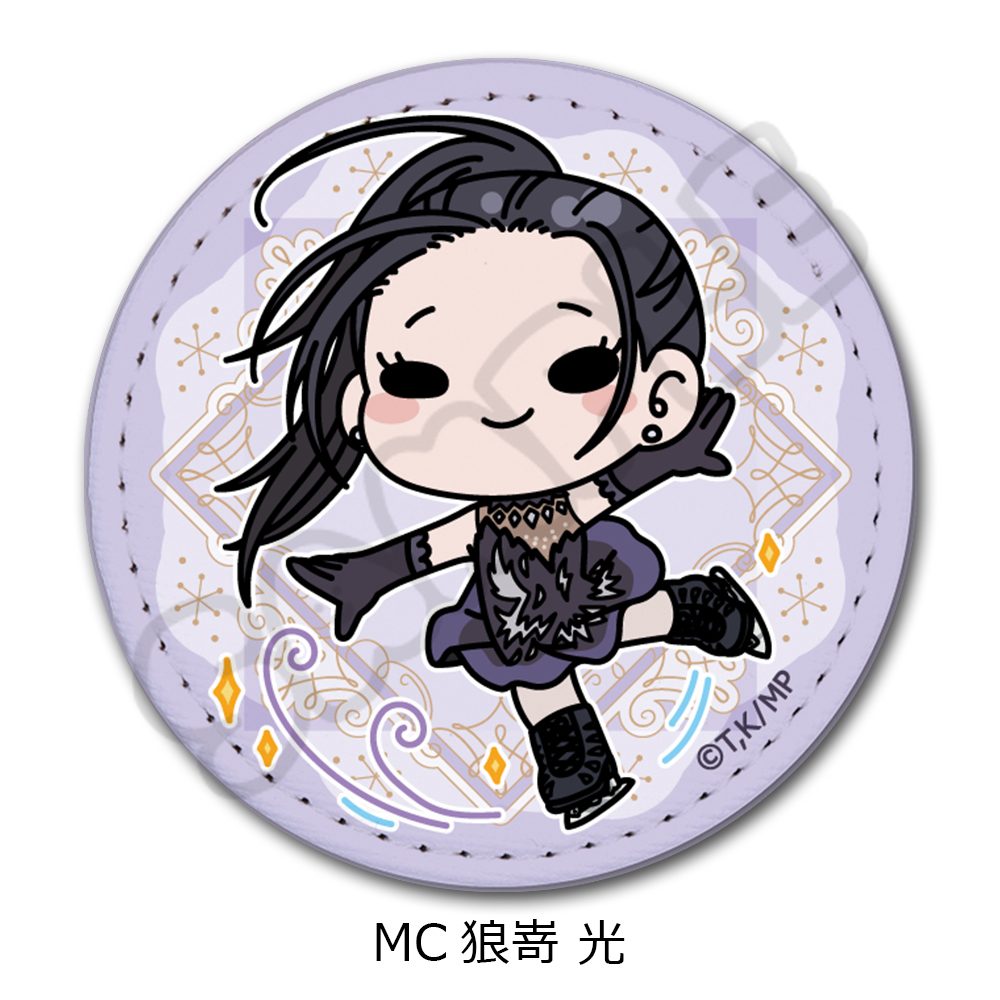 メダリスト レザーバッジ(丸形) MC 狼嵜光 ("Medalist" Leather Badge (Round) MC Kamisaki Hikaru)