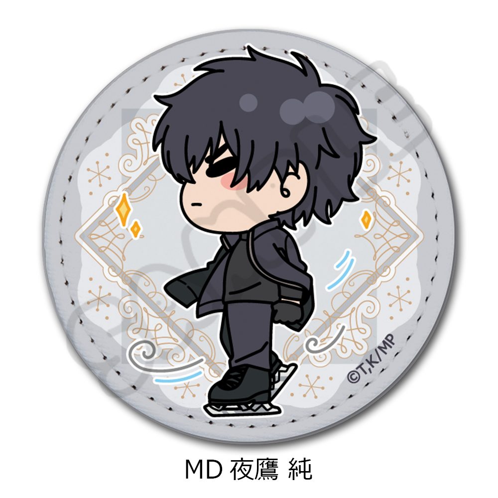 メダリスト レザーバッジ(丸形) MD 夜鷹純 ("Medalist" Leather Badge (Round) MD Yodaka Jun)