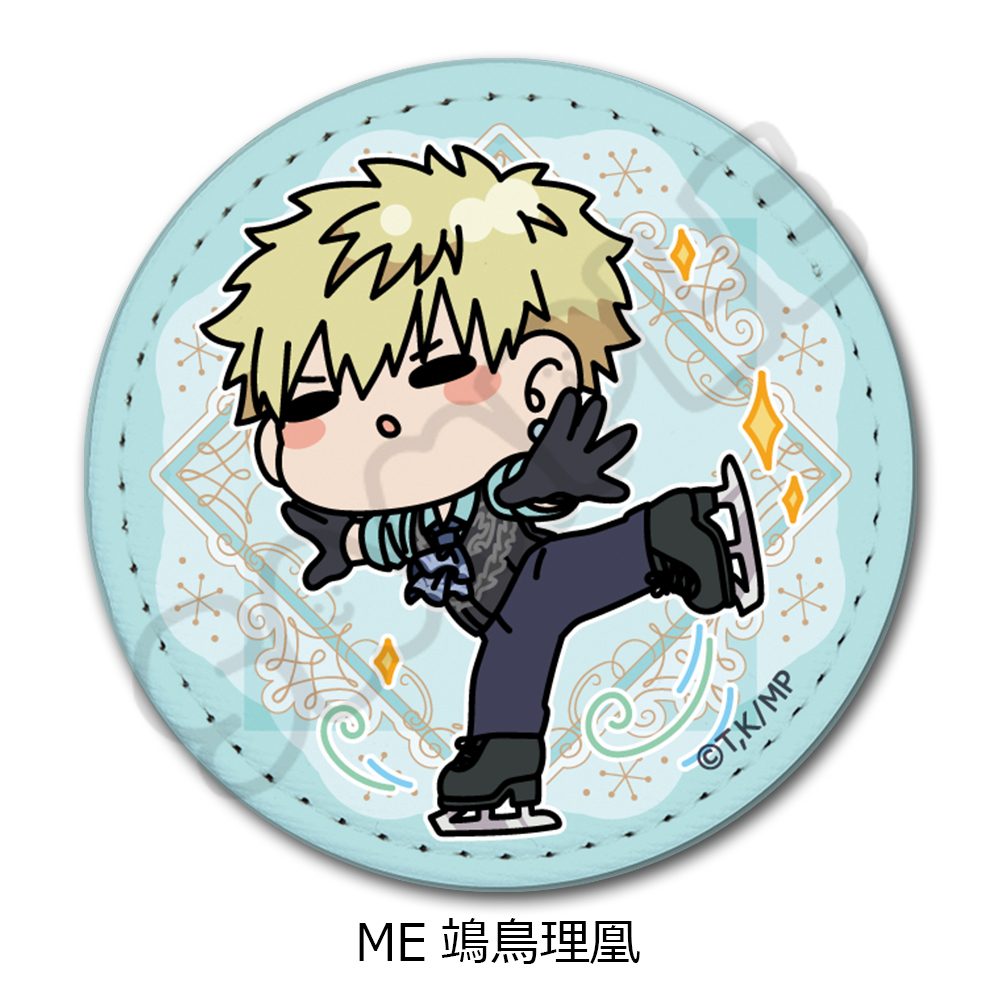 メダリスト レザーバッジ(丸形) ME 鴗鳥理凰 ("Medalist" Leather Badge (Round) ME Sonidori Rio)