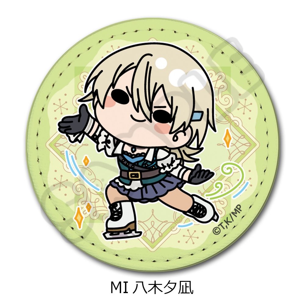 メダリスト レザーバッジ(丸形) MI 八木夕凪 ("Medalist" Leather Badge (Round) MI Yagi Yuna)