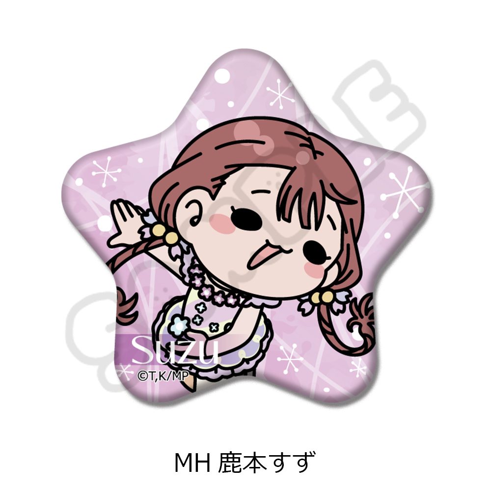 メダリスト 星型缶バッジ MH 鹿本すず ("Medalist" Star Can Badge MH Kamoto Suzu)