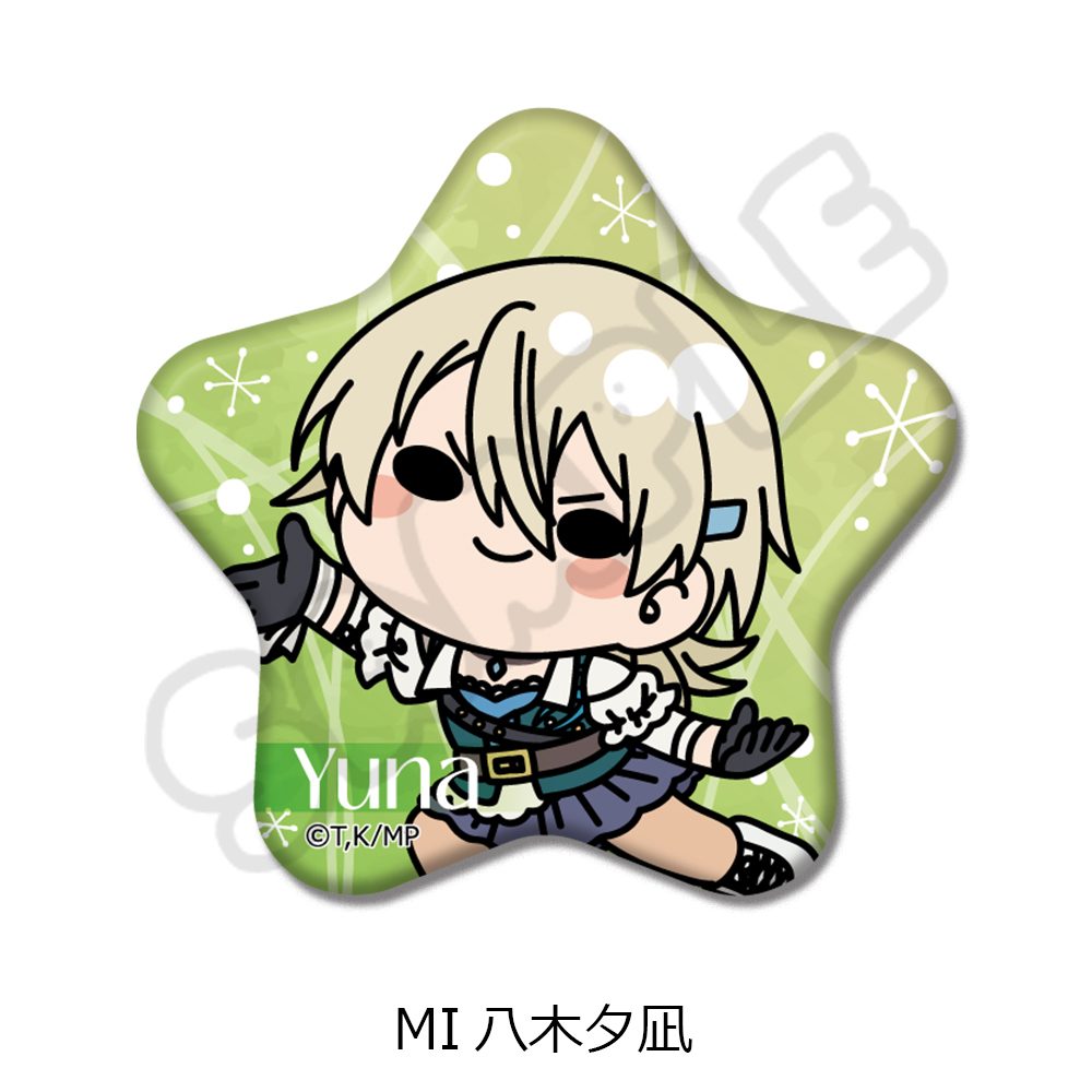 メダリスト 星型缶バッジ MI 八木夕凪 ("Medalist" Star Can Badge MI Yagi Yuna)
