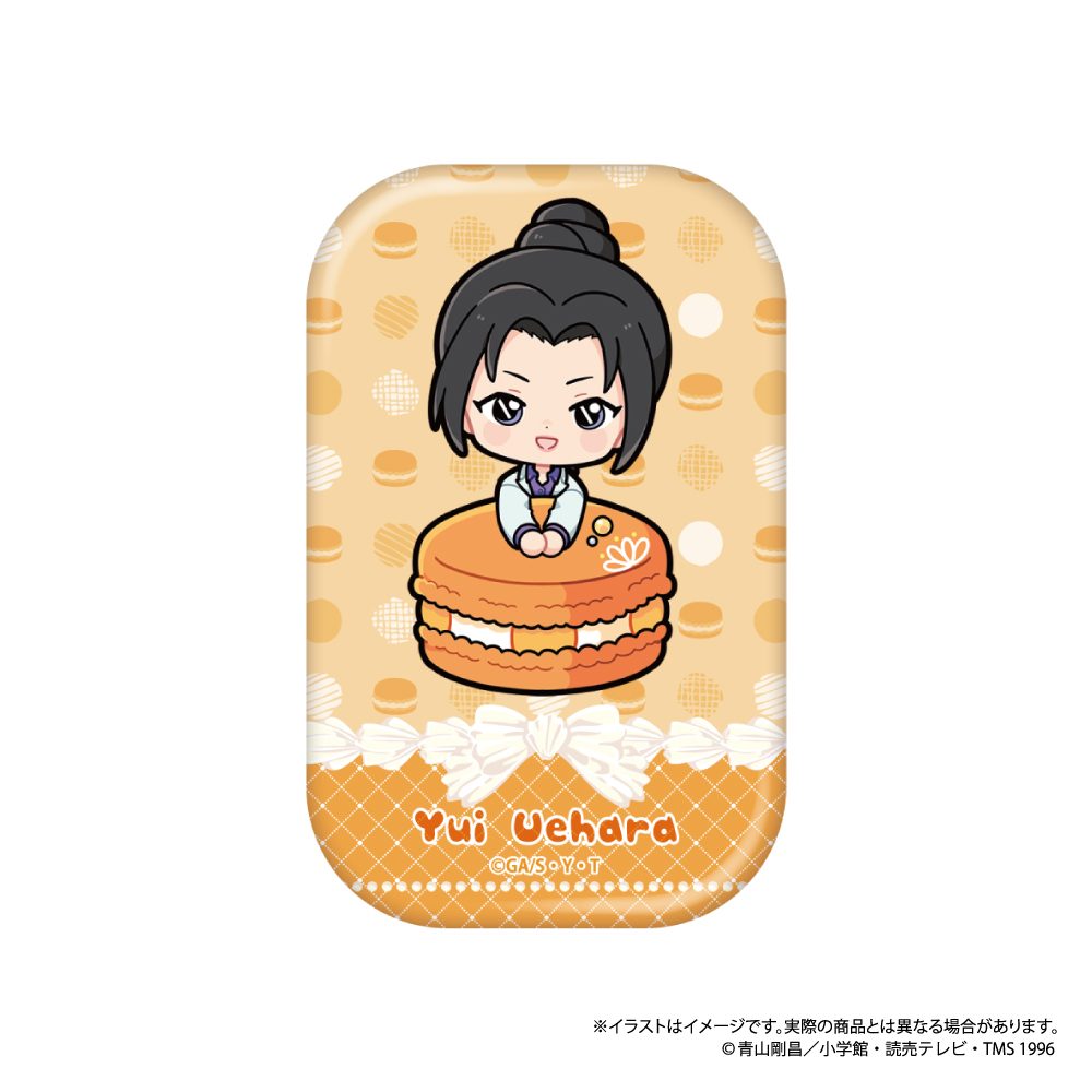 名探偵コナン 長方形型缶バッジ 上原由衣SD(マカロンVol.1) ("Detective Conan" Rectangle Can Badge Uehara Yui SD (Macaron Vol. 1))