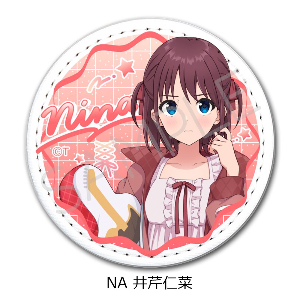 ガールズバンドクライ 第4弾 レザーバッジ(丸形) NA 井芹仁菜 ("Girls Band Cry" Vol. 4 Leather Badge (Round) NA Iseri Nina)