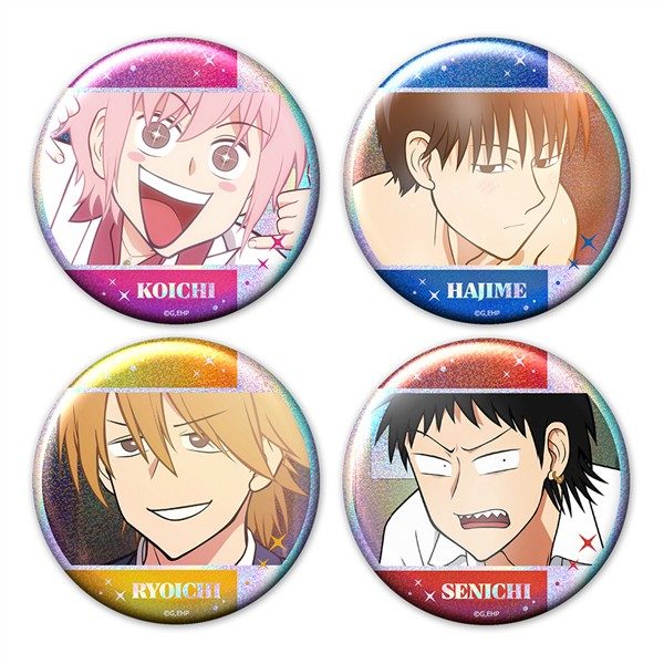 えぶりでいホスト ホログラム缶バッジ4個セット CLUB★ONE ("Everyday Host" Hologram Can Badge 4 Set CLUB ONE)
