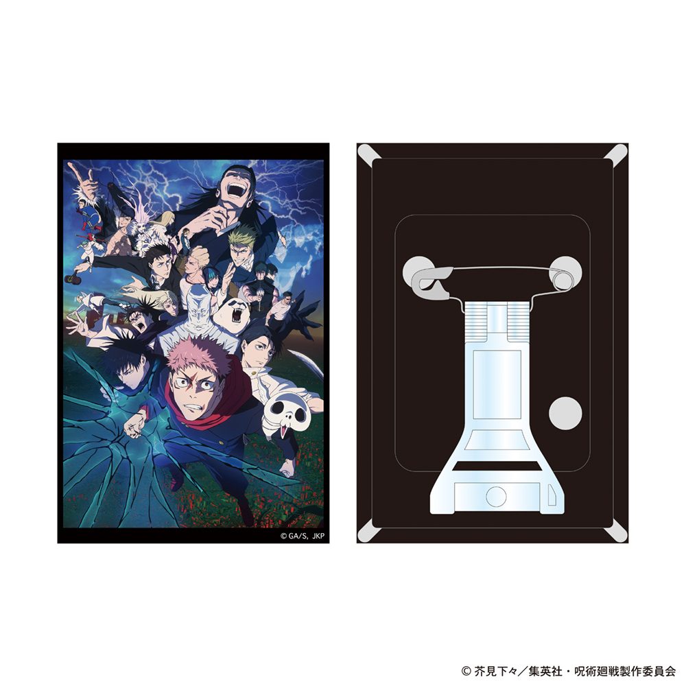 呪術廻戦 死滅回游 キービジュアル スタンド付きスクエア缶バッジ ("Jujutsu Kaisen" Culling Game Key Visual Square Can Badge with Stand)