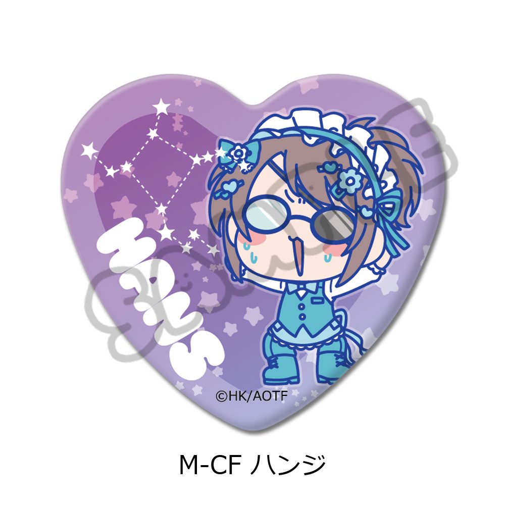 進撃の巨人 The Final Season 第16弾 ハート型缶バッジ M-CF ハンジ ("Attack on Titan The Final Season" Vol. 16 Heart Can Badge M-CF Hans)