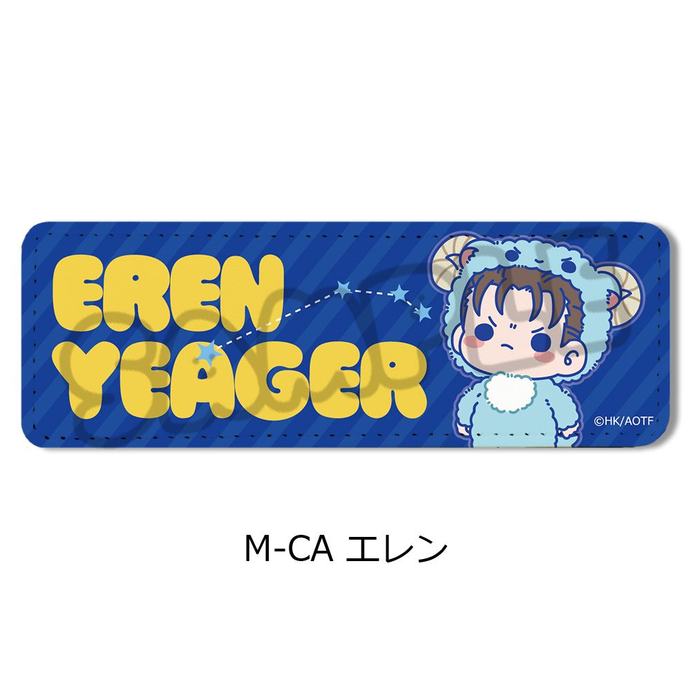 進撃の巨人 The Final Season 第16弾 レザーバッジ(ロング) M-CA エレン ("Attack on Titan The Final Season" Vol. 16 Leather Badge (Long) M-CA Eren)
