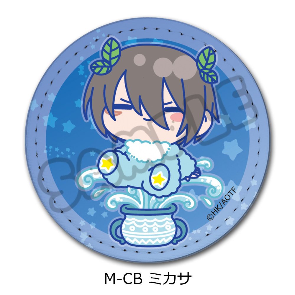 進撃の巨人 The Final Season 第16弾 レザーバッジ(丸形) M-CB ミカサ ("Attack on Titan The Final Season" Vol. 16 Leather Badge (Round) M-CB Mikasa)