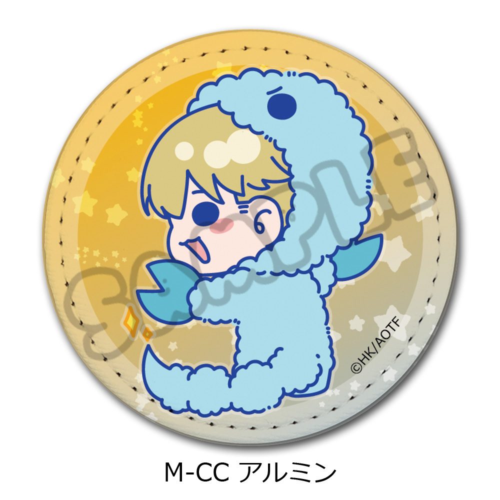 進撃の巨人 The Final Season 第16弾 レザーバッジ(丸形) M-CC アルミン ("Attack on Titan The Final Season" Vol. 16 Leather Badge (Round) M-CC Armin)