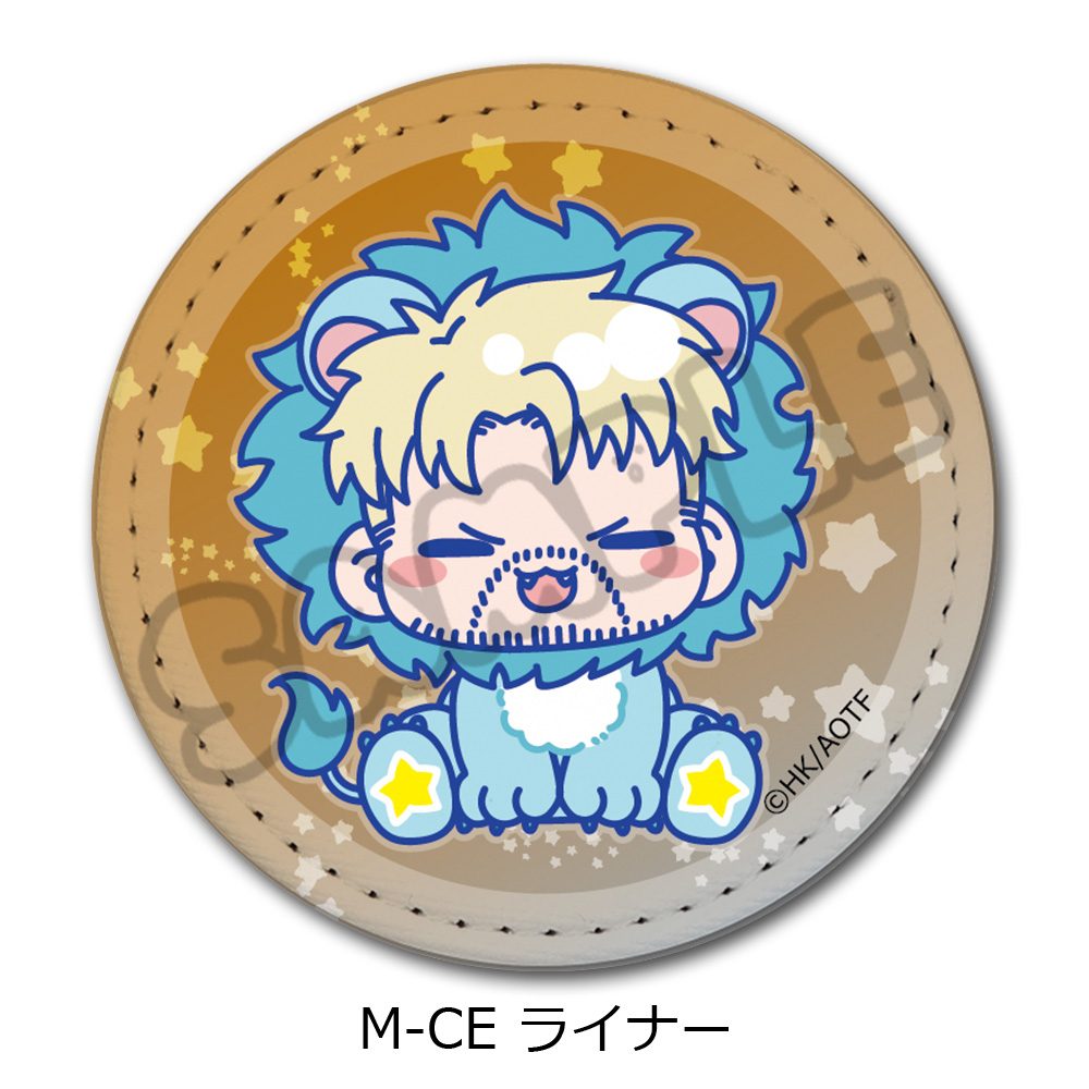 進撃の巨人 The Final Season 第16弾 レザーバッジ(丸形) M-CE ライナー ("Attack on Titan The Final Season" Vol. 16 Leather Badge (Round) M-CE Reiner)