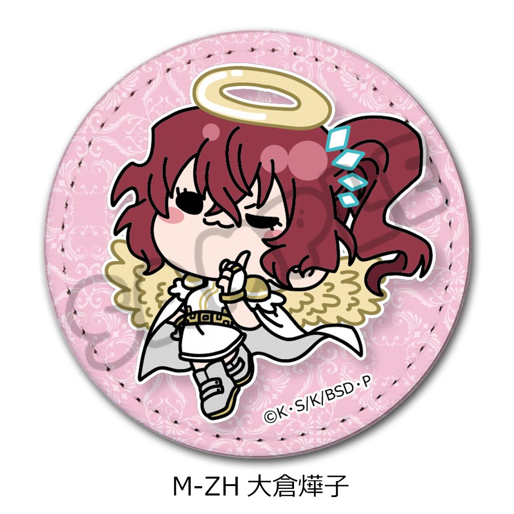 文豪ストレイドッグス 第6弾 レザーバッジ(丸形) Mocho-ZH 大倉燁子 ("Bungo Stray Dogs" Vol. 6 Leather Badge (Round) Mocho-ZH Okura Teruko)