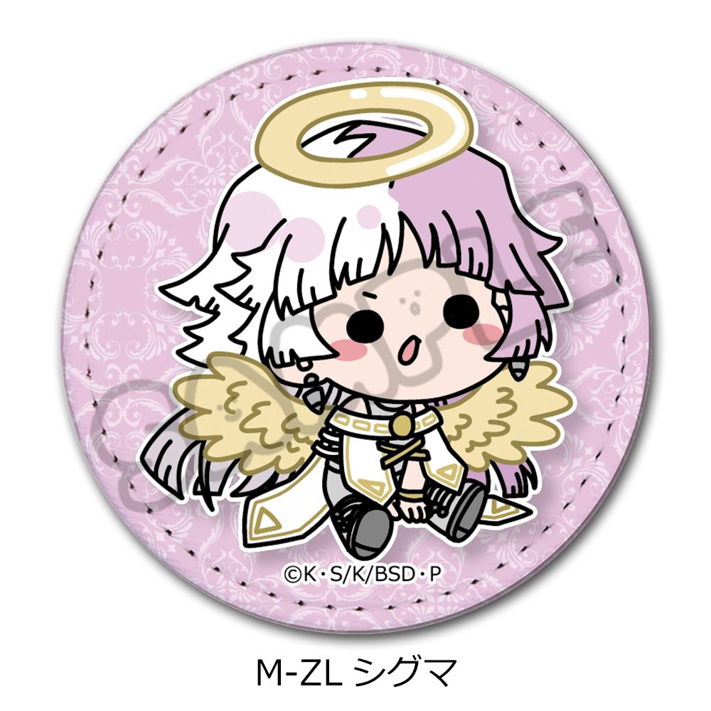 文豪ストレイドッグス 第6弾 レザーバッジ(丸形) Mocho-ZL シグマ ("Bungo Stray Dogs" Vol. 6 Leather Badge (Round) Mocho-ZL Sigma)