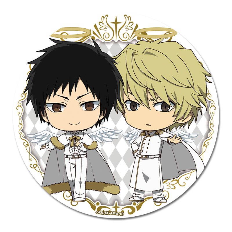 デュラララ!!×2 ぷちちょこBIG缶バッジ 天使 ("Durarara!!x2" Puchichoko Big Can Badge Angel)