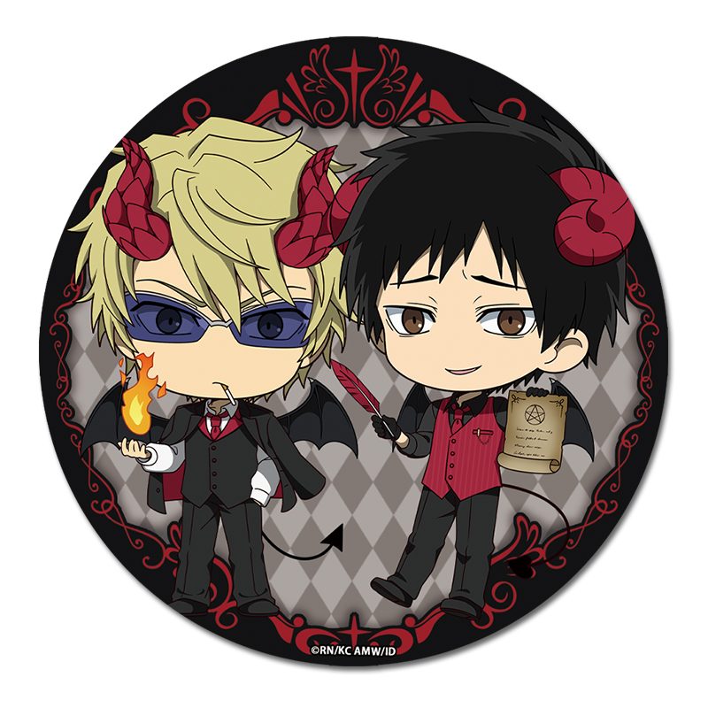デュラララ!!×2 ぷちちょこBIG缶バッジ 悪魔 ("Durarara!!x2" Puchichoko Big Can Badge Devil)