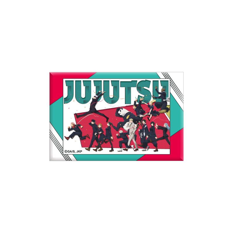 呪術廻戦 5周年 ビジュアル第1弾 スタンド付きスクエア缶バッジ ("Jujutsu Kaisen" 5th Anniversary Visual Vol. 1 Square Can Badge with Stand)
