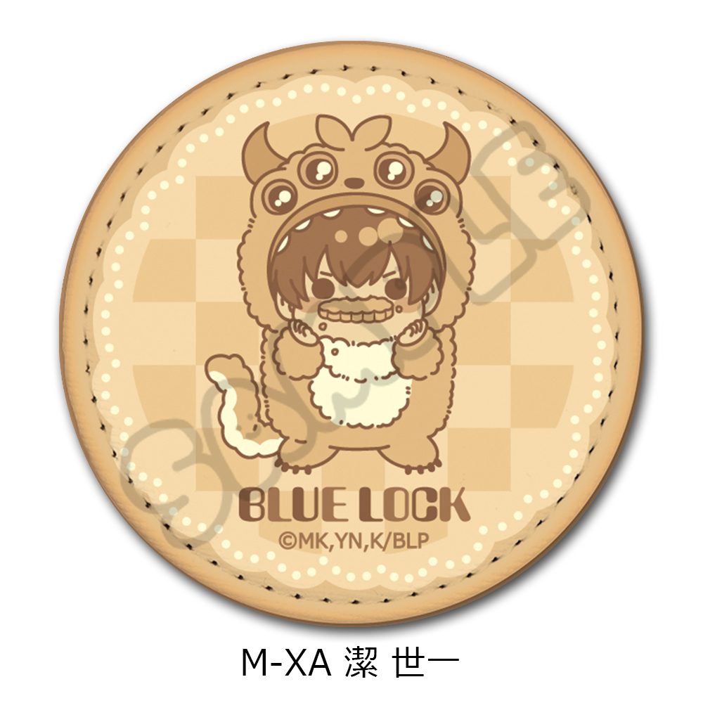ブルーロック 第9弾 レザーバッジ(丸形) M-XA 潔世一 ("Blue Lock" Vol. 9 Leather Badge (Round) M-XA Isagi Yoichi)
