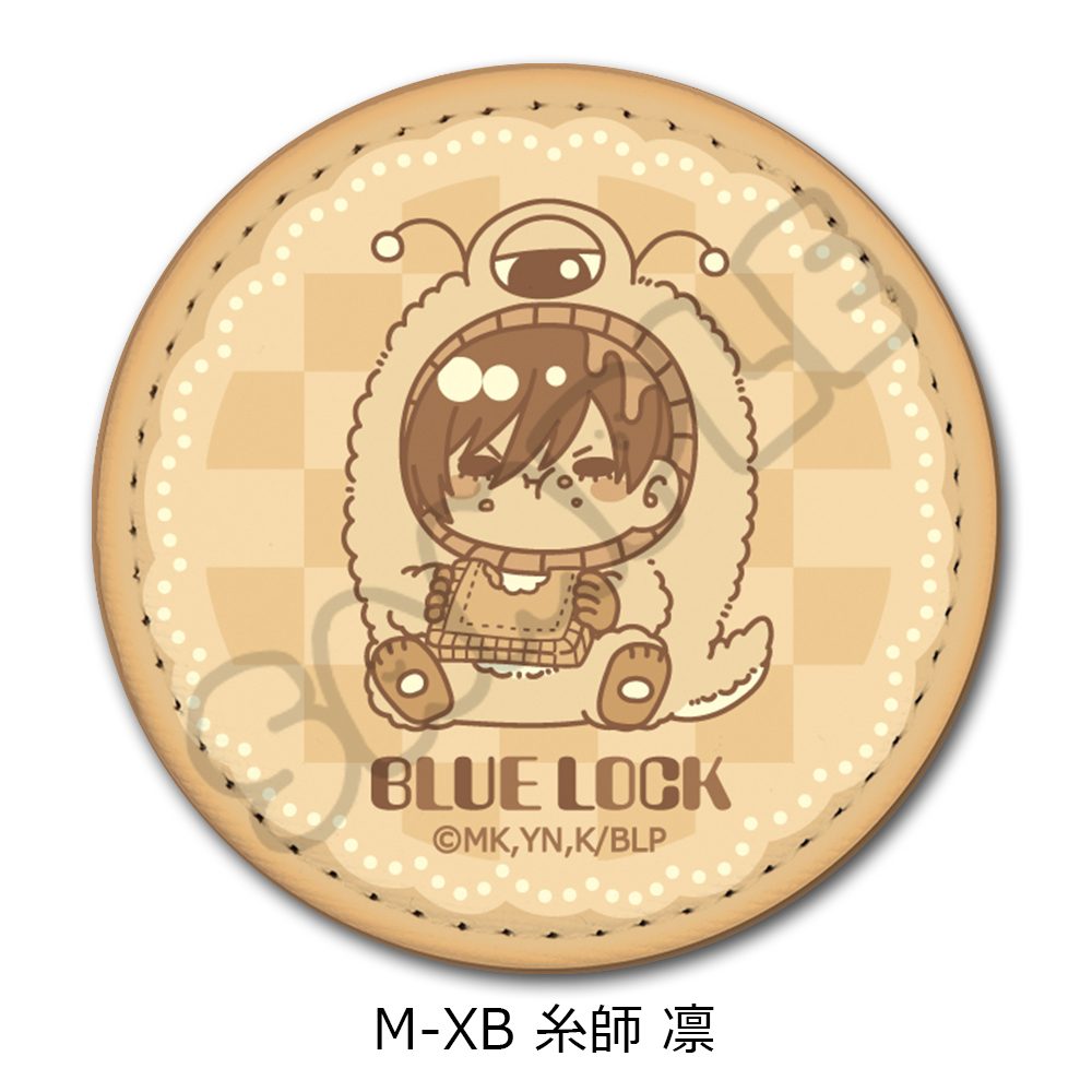 ブルーロック 第9弾 レザーバッジ(丸形) M-XB 糸師凛 ("Blue Lock" Vol. 9 Leather Badge (Round) M-XB Itoshi Rin)