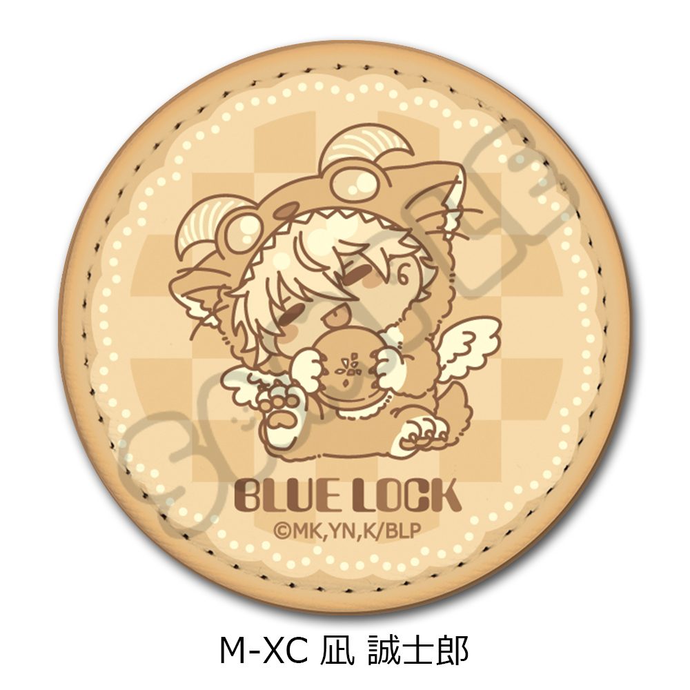 ブルーロック 第9弾 レザーバッジ(丸形) M-XC 凪誠士郎 ("Blue Lock" Vol. 9 Leather Badge (Round) M-XC Nagi Seishiro)