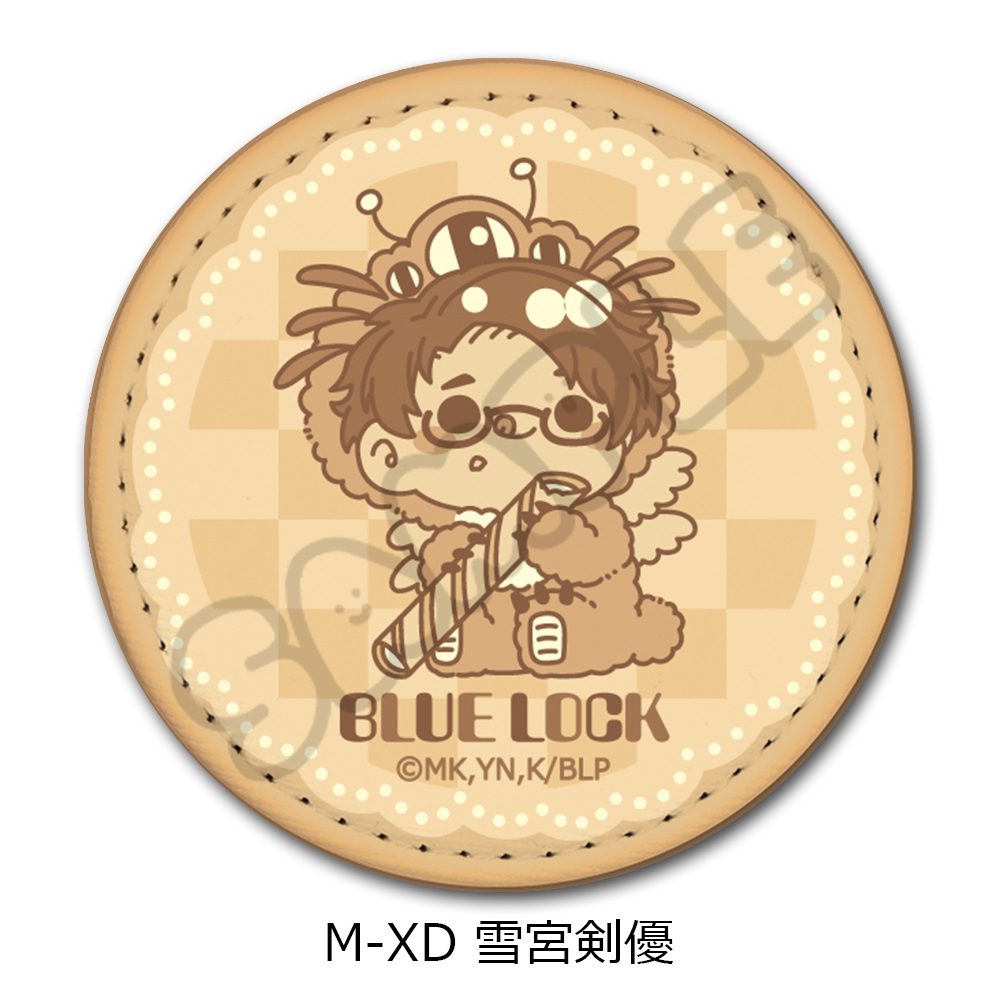 ブルーロック 第9弾 レザーバッジ(丸形) M-XD 雪宮剣優 ("Blue Lock" Vol. 9 Leather Badge (Round) M-XD Yukimiya Kenyu)