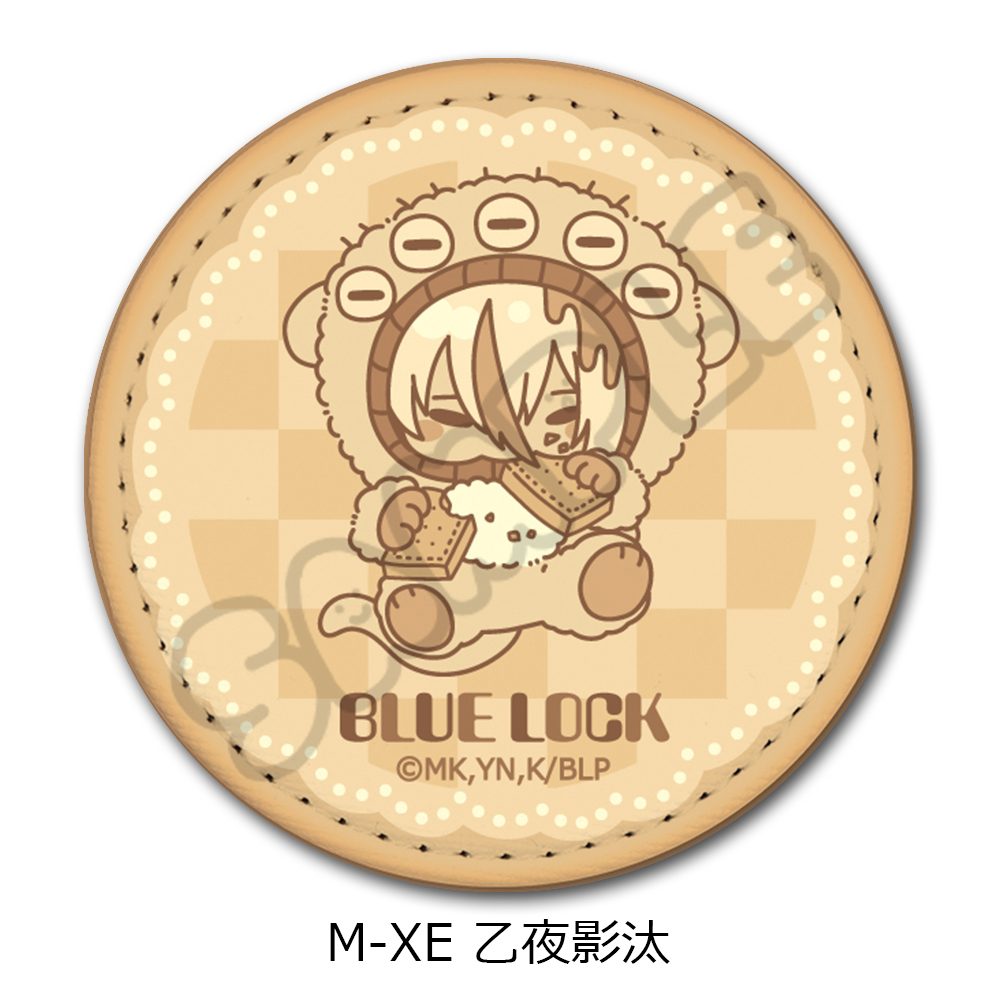 ブルーロック 第9弾 レザーバッジ(丸形) M-XE 乙夜影汰 ("Blue Lock" Vol. 9 Leather Badge (Round) M-XE Otoya Eita)