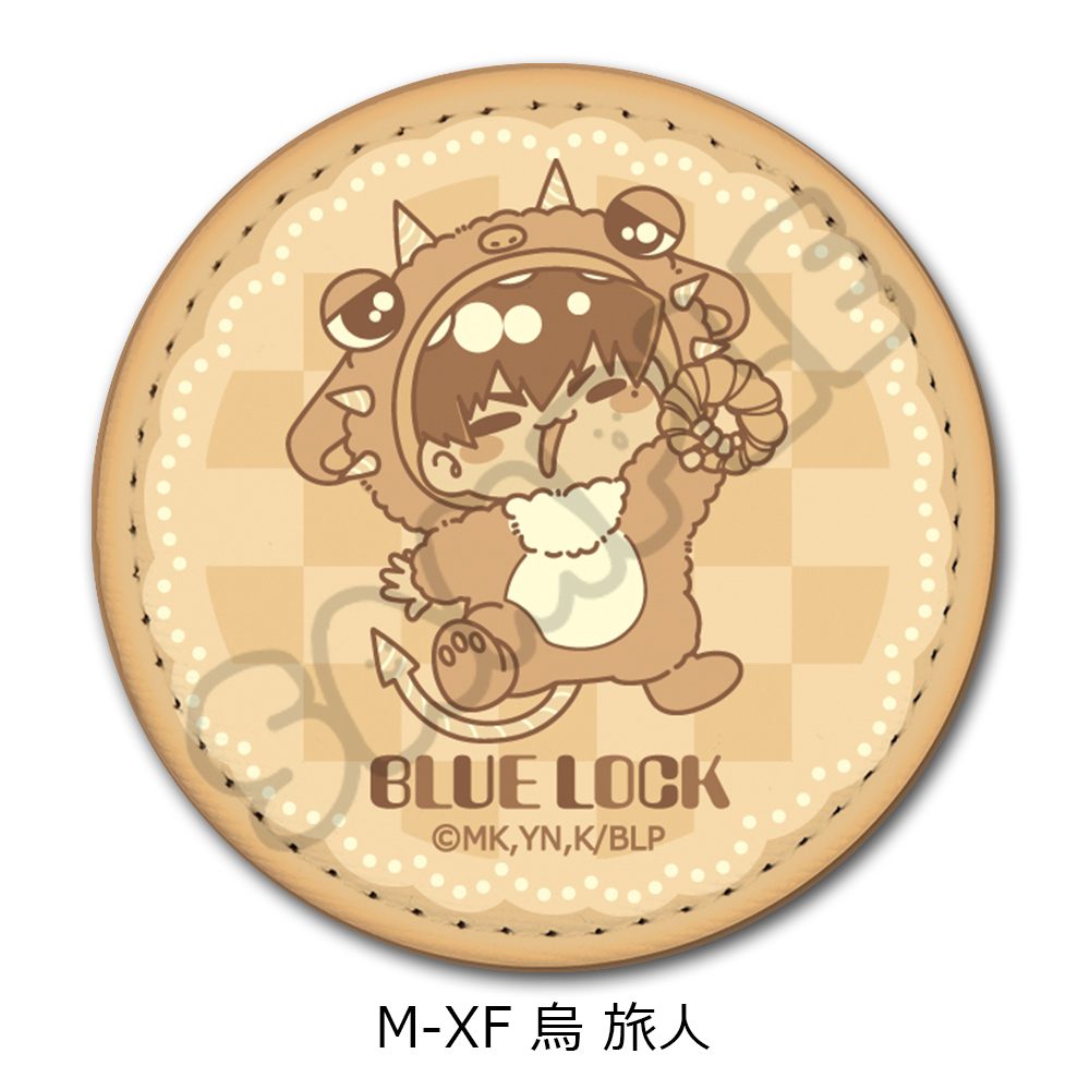 ブルーロック 第9弾 レザーバッジ(丸形) M-XF 烏旅人 ("Blue Lock" Vol. 9 Leather Badge (Round) M-XF Karasu Tabito)