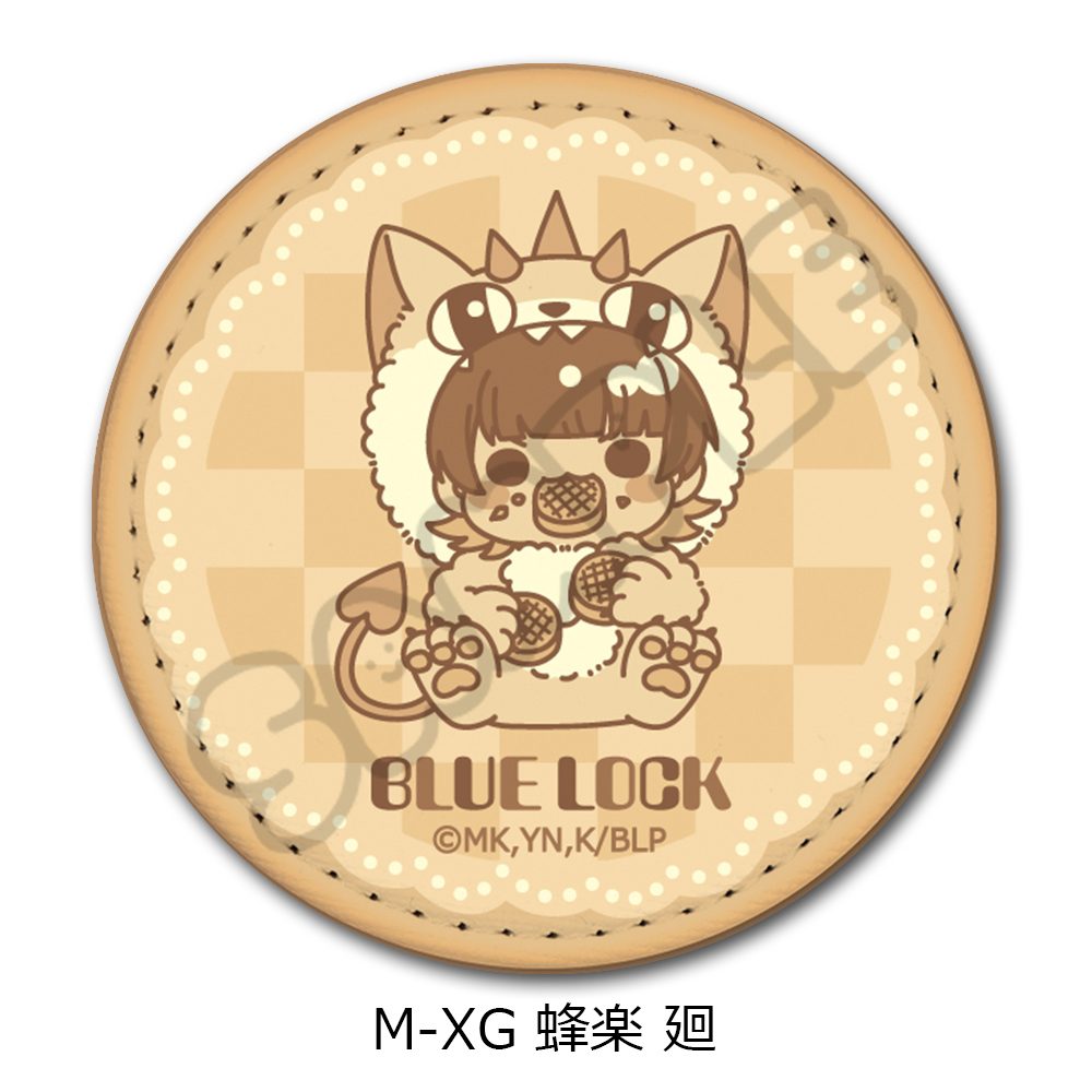 ブルーロック 第9弾 レザーバッジ(丸形) M-XG 蜂楽廻 ("Blue Lock" Vol. 9 Leather Badge (Round) M-XG Bachira Meguru)