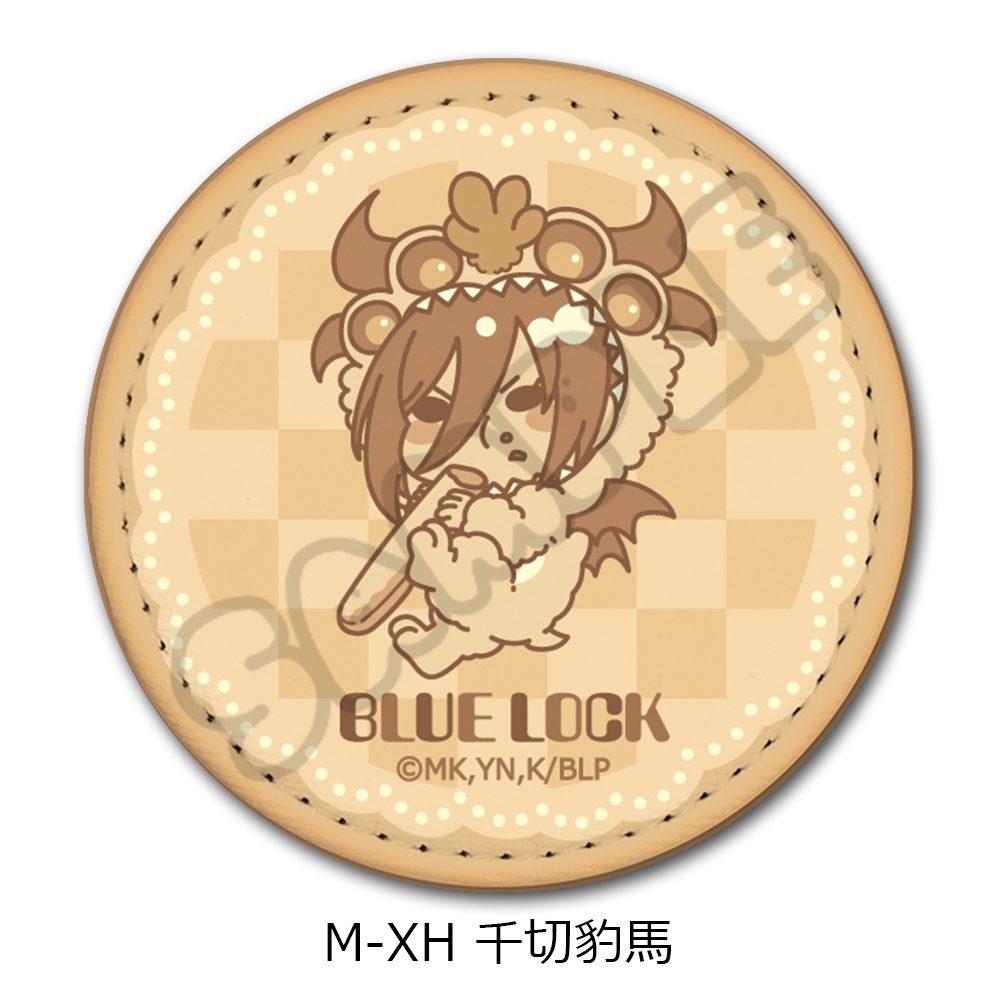 ブルーロック 第9弾 レザーバッジ(丸形) M-XH 千切豹馬 ("Blue Lock" Vol. 9 Leather Badge (Round) M-XH Chigiri Hyoma)