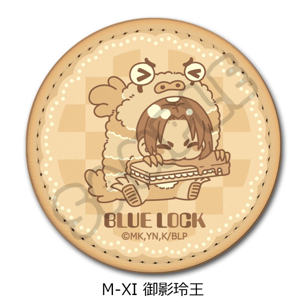 ブルーロック 第9弾 レザーバッジ(丸形) M-XI 御影玲王 ("Blue Lock" Vol. 9 Leather Badge (Round) M-XI Mikage Reo)