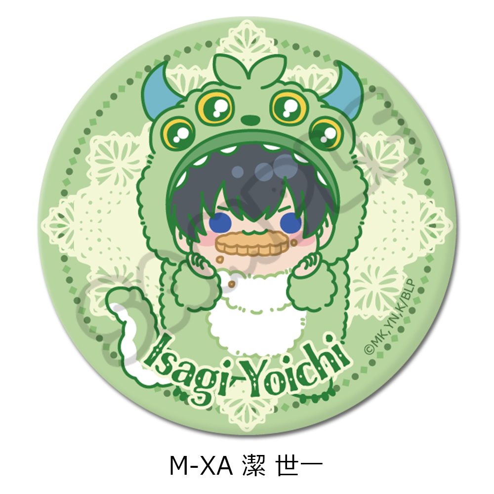 ブルーロック 第9弾 丸形缶バッジ(75mm) M-XA 潔世一 ("Blue Lock" Vol. 9 Round Can Badge (75mm) M-XA Isagi Yoichi)