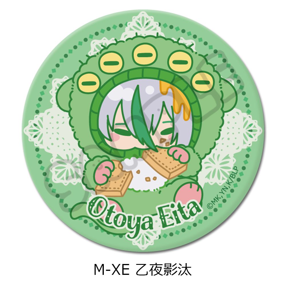 ブルーロック 第9弾 丸形缶バッジ(75mm) M-XE 乙夜影汰 ("Blue Lock" Vol. 9 Round Can Badge (75mm) M-XE Otoya Eita)