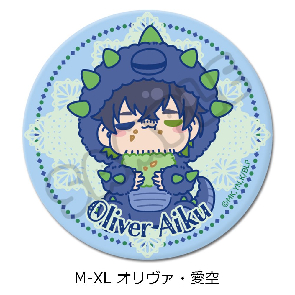 ブルーロック 第9弾 丸形缶バッジ(75mm) M-XL オリヴァ・愛空 ("Blue Lock" Vol. 9 Round Can Badge (75mm) M-XL Oliver Aiku)