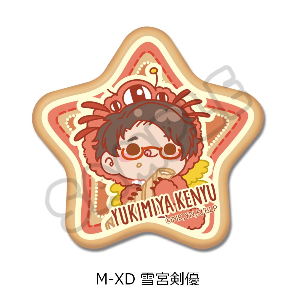 ブルーロック 第9弾 星型缶バッジ M-XD 雪宮剣優 ("Blue Lock" Vol. 9 Star Can Badge M-XD Yukimiya Kenyu)