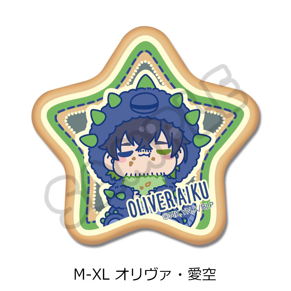 ブルーロック 第9弾 星型缶バッジ M-XL オリヴァ・愛空 ("Blue Lock" Vol. 9 Star Can Badge M-XL Oliver Aiku)