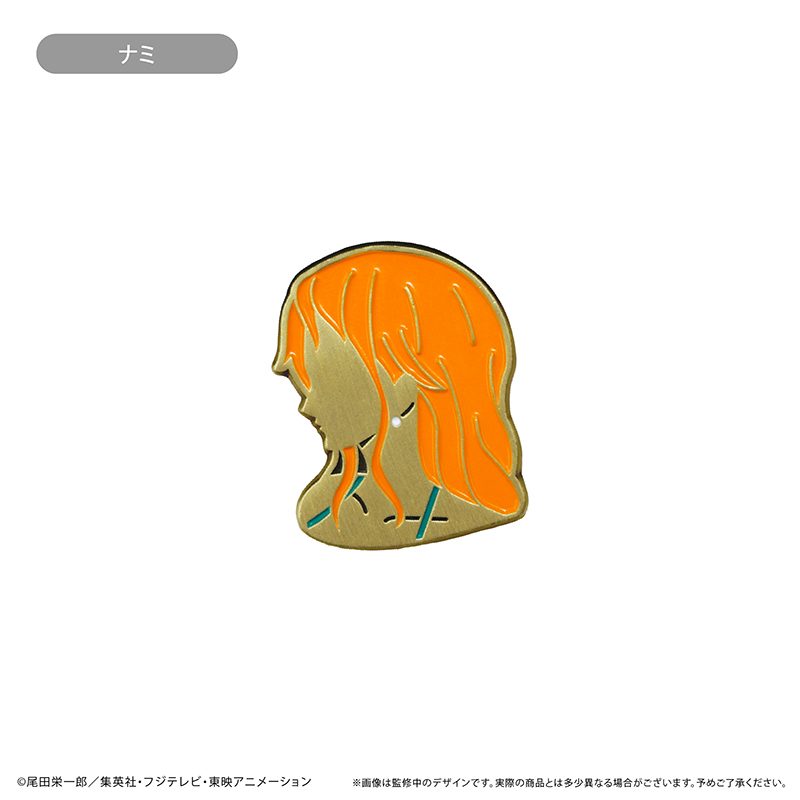 ONE PIECE シルエットピンズ Vol.1 ナミ ("One Piece" Silhouette Pins Vol. 1 Nami)