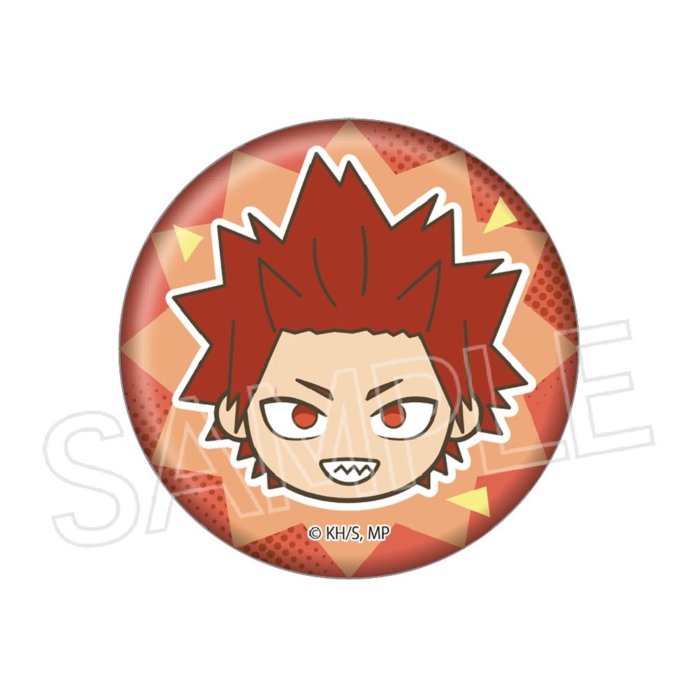 僕のヒーローアカデミア デフォルメ缶バッジ 切島鋭児郎 ("My Hero Academia" Deformed Can Badge Kirishima Eijiro)