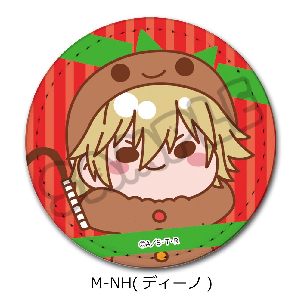 家庭教師ヒットマンREBORN! 第4弾 レザーバッジ(丸形) M-NH ディーノ ("Reborn!" Vol. 4 Leather Badge (Round) M-NH Dino)