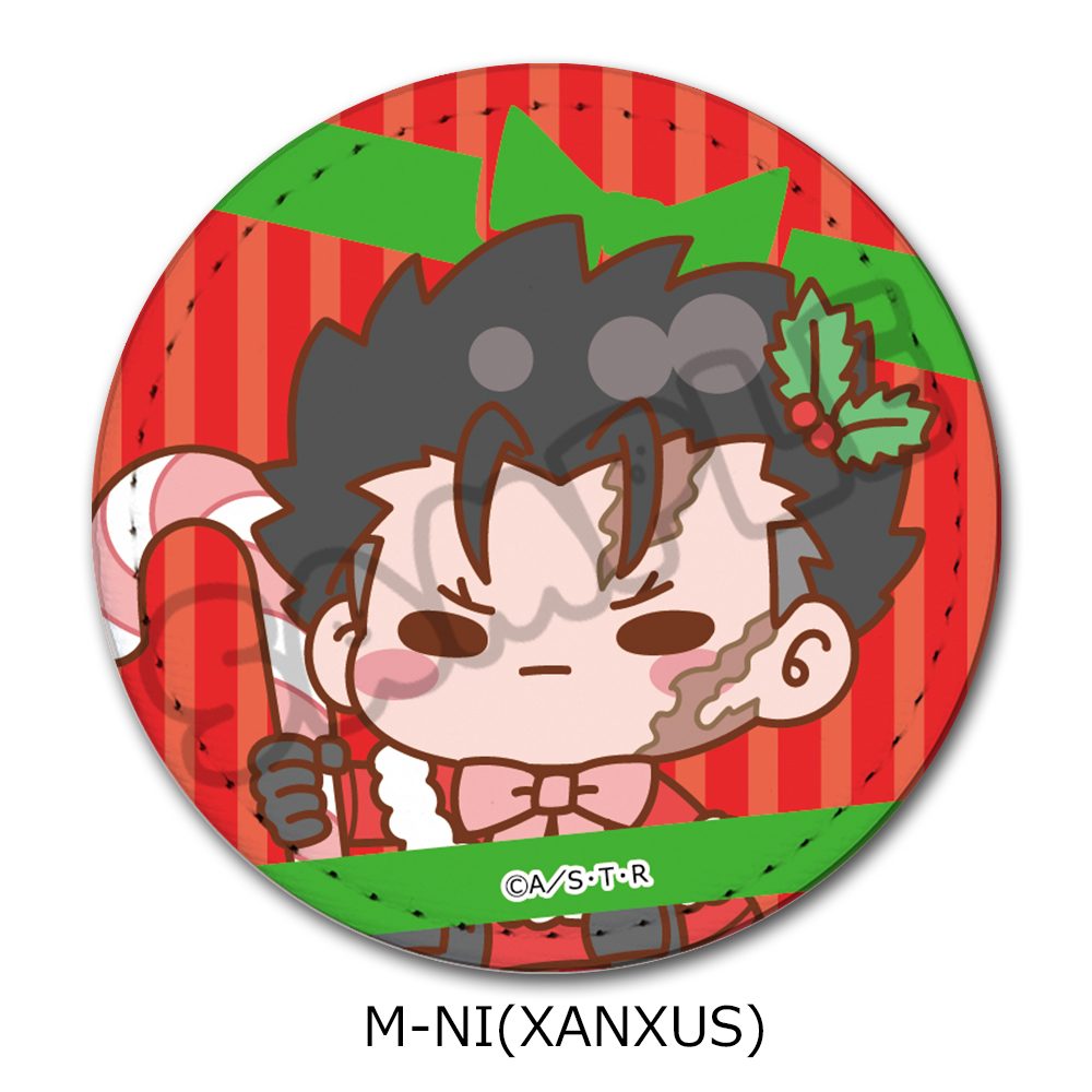 家庭教師ヒットマンREBORN! 第4弾 レザーバッジ(丸形) M-NI XANXUS ("Reborn!" Vol. 4 Leather Badge (Round) M-NI XANXUS)
