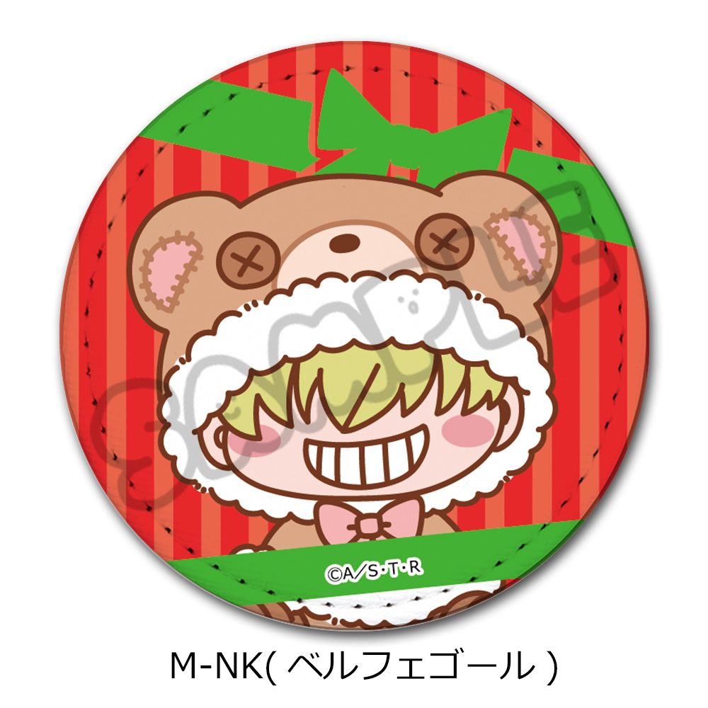 家庭教師ヒットマンREBORN! 第4弾 レザーバッジ(丸形) M-NK ベルフェゴール ("Reborn!" Vol. 4 Leather Badge (Round) M-NK Belphegor)