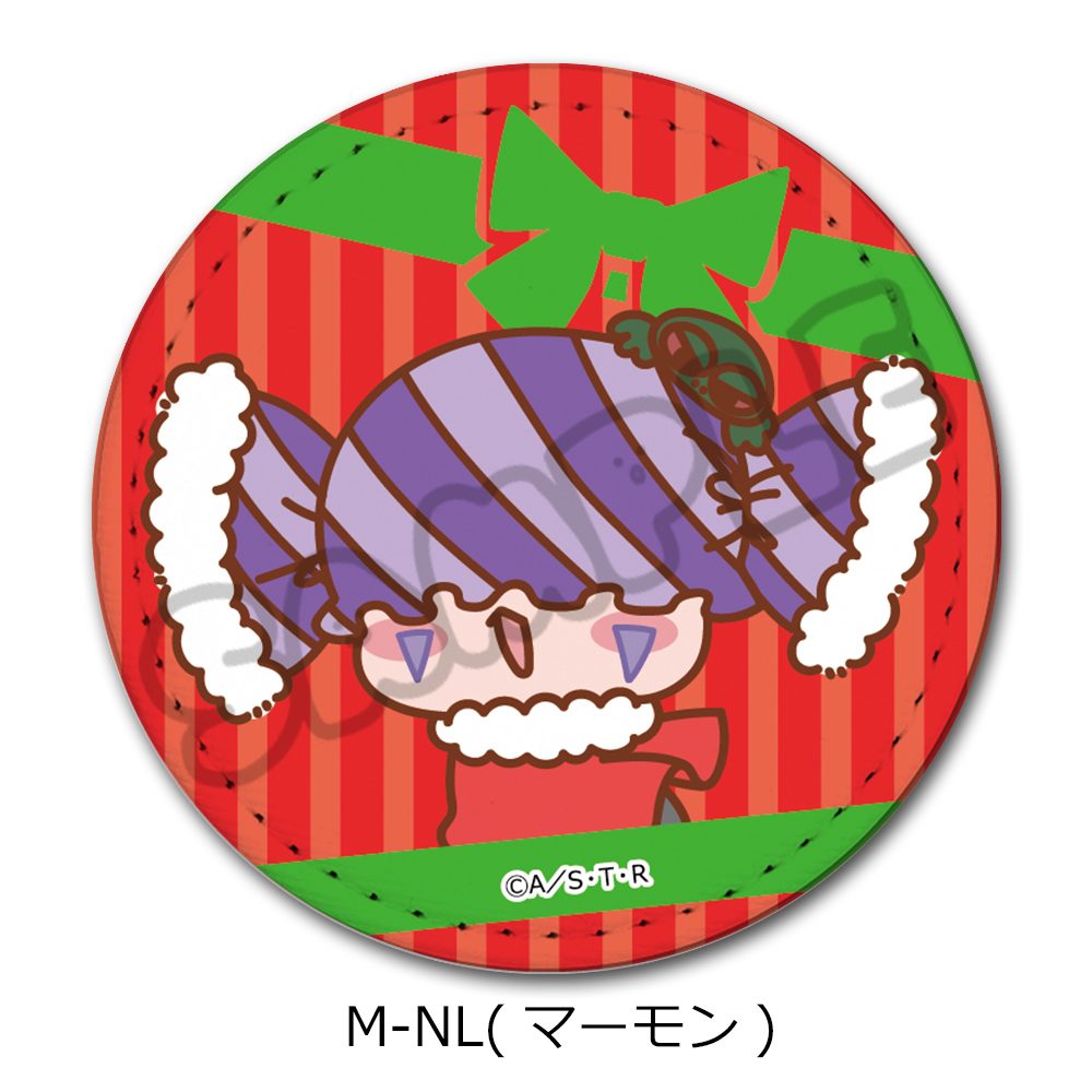 家庭教師ヒットマンREBORN! 第4弾 レザーバッジ(丸形) M-NL マーモン ("Reborn!" Vol. 4 Leather Badge (Round) M-NL Mammon)