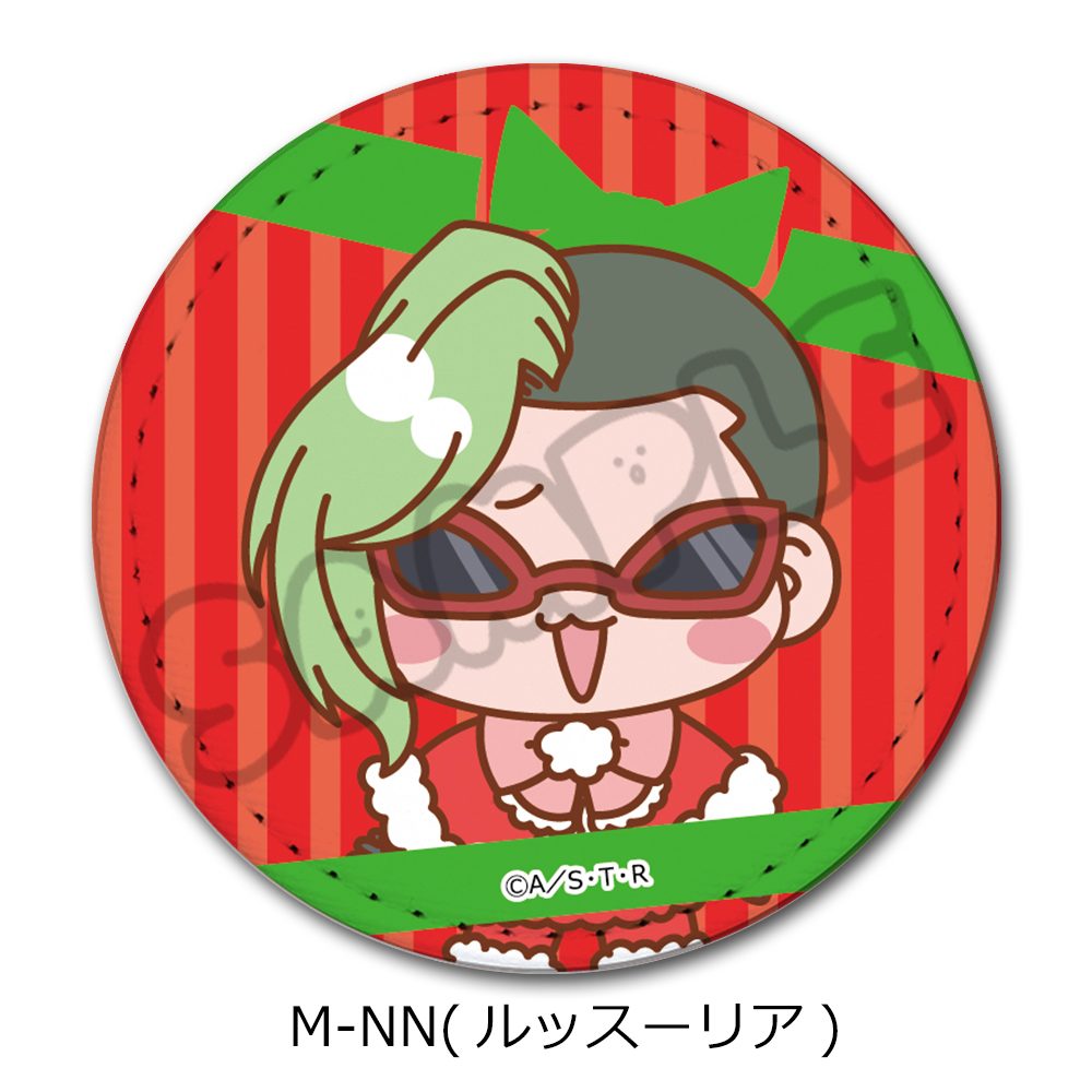 家庭教師ヒットマンREBORN! 第4弾 レザーバッジ(丸形) M-NN ルッスーリア ("Reborn!" Vol. 4 Leather Badge (Round) M-NN Lussuria)