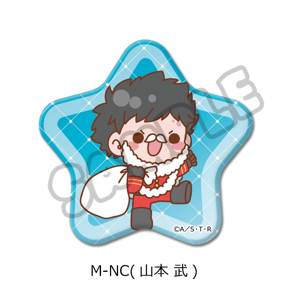 家庭教師ヒットマンREBORN! 第4弾 星形缶バッジ M-NC 山本武 ("Reborn!" Vol. 4 Star Can Badge M-NC Yamamoto Takeshi)