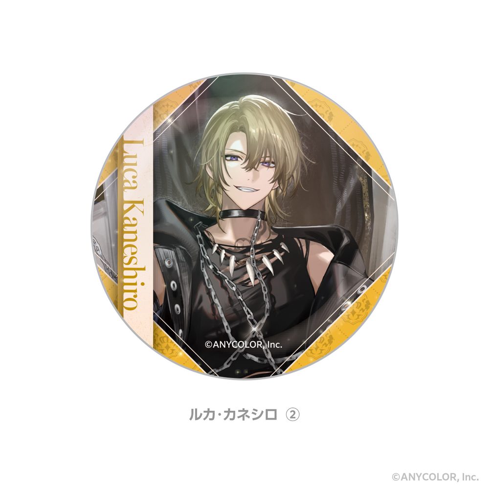 NIJISANJI EN 周年企画 Luxiem ホログラム缶バッジ ルカ・カネシロ 2 (NIJISANJI EN Anniversary Project Luxiem Hologram Can Badge Luca Kaneshiro 2)