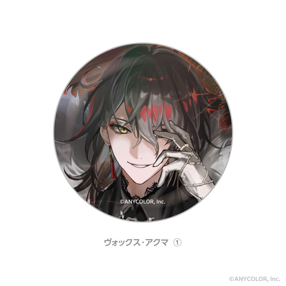 NIJISANJI EN 周年企画 Luxiem ホログラム缶バッジ ヴォックス・アクマ 1 (NIJISANJI EN Anniversary Project Luxiem Hologram Can Badge Vox Akuma 1)