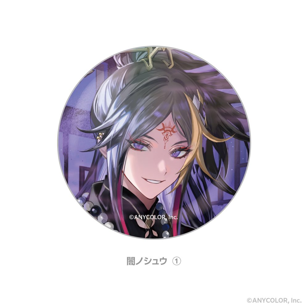 NIJISANJI EN 周年企画 Luxiem ホログラム缶バッジ 闇ノシュウ 1 (NIJISANJI EN Anniversary Project Luxiem Hologram Can Badge Yamino Shu 1)