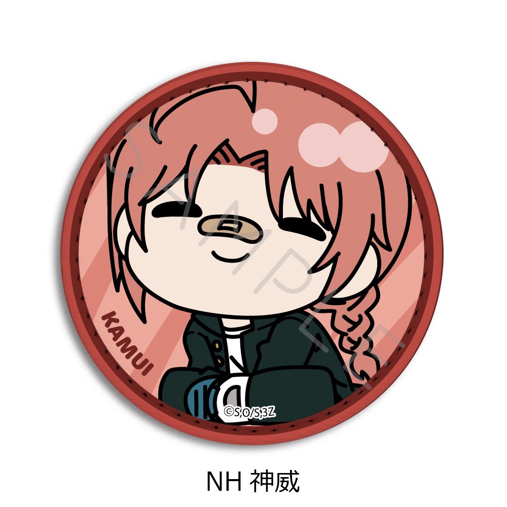 3年Z組銀八先生 レザーバッジ mochochoシリーズ第2弾 NH 神威 ("3-Z Class Ginpachi-sensei" Leather Badge mochocho Series Vol. 2 NH Kamui)