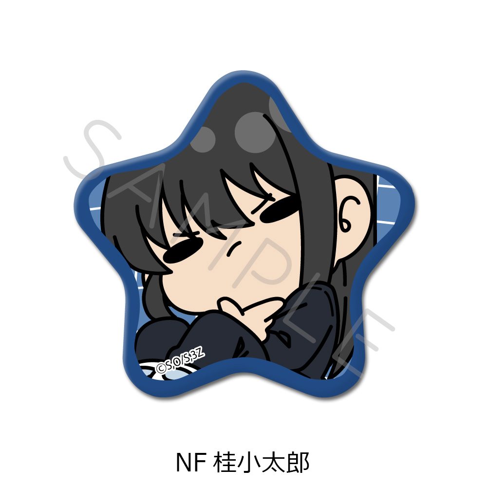 3年Z組銀八先生 星型缶バッジ mochochoシリーズ第2弾 NF 桂小太郎 ("3-Z Class Ginpachi-sensei" Star Can Badge mochocho Series Vol. 2 NF Katsura Kotarou)